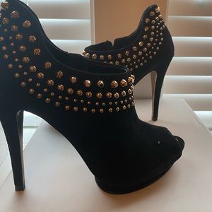 BCBG Maxazria studded booties